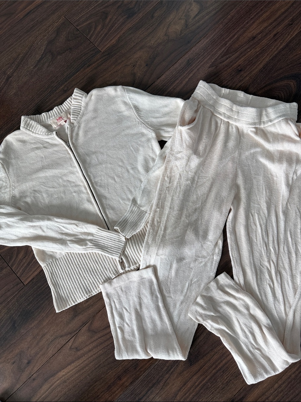 Kilte cotton cashmere Kay Set pant and zip jacket
